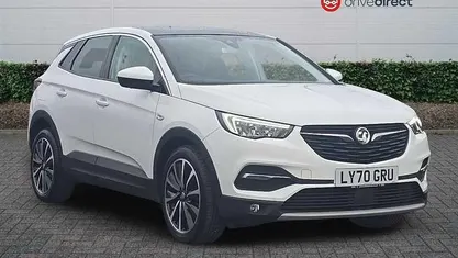 Used Vauxhall Grandland X Elite 131 HP (96 kW) 2021 White SUV