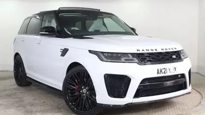 Used Land Rover Range Rover Sport SVR 575 HP (422 kW) 2021 White SUV