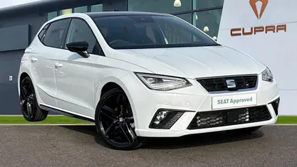 New Seat Ibiza Black Edition 116 HP (85 kW) 2025 White Hatchback