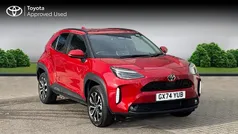 Scarlet flare Used 2024 Toyota Yaris Hybrid Design Estate | £23,990 (Good price)