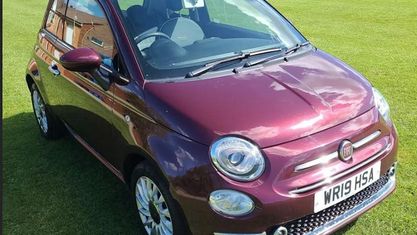Używany Fiat 500 Lounge 69 KM (50 kW) 2019 Czerwony Hatchback