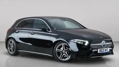 Used Mercedes A180 AMG line 136 HP (100 kW) 2020 Black Hatchback