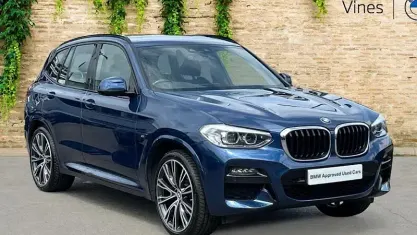 Used BMW X3 M Sport 184 HP (135 kW) 2021 Blue SUV