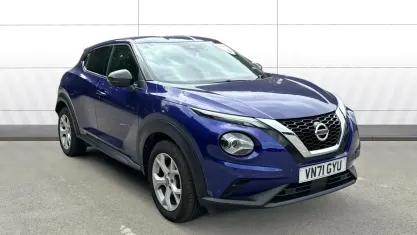 Used Nissan Juke N-Connecta 114 HP (83 kW) 2021 Blue SUV