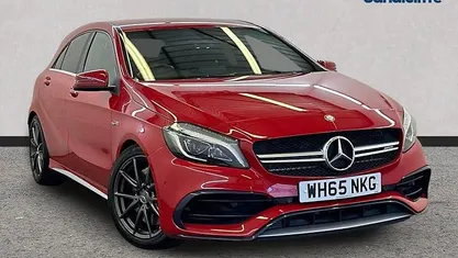 Used Mercedes A45 AMG AMG 381 HP (280 kW) 2018 Red Hatchback