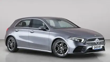Used Mercedes A180 AMG line 136 HP (100 kW) 2019 Grey Hatchback