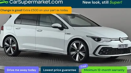 Used VW Golf VIII GTD 200 HP (147 kW) 2023 White Hatchback