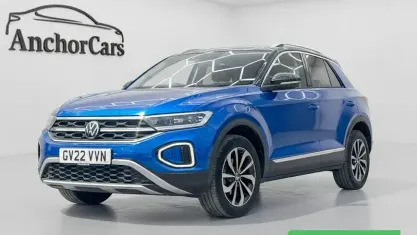 Used VW T-Roc Style 110 HP (80 kW) 2022 Blue SUV