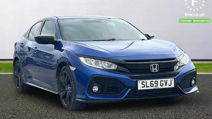 Used Honda Civic Sport 126 HP (92 kW) 2019 Blue Hatchback