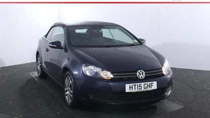 Usado VW Golf Cabriolet SE 122 HP (89 kW) 2015 Azul Cabrios