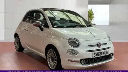 Used Fiat 500 Lounge 69 HP (50 kW) 2019 White Hatchback