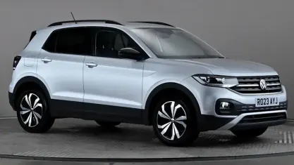 Used VW T-Cross Black Edition 110 HP (80 kW) 2023 Silver SUV