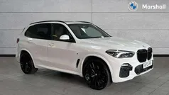Mineral white metallic Used 2021 BMW X5 M Sport SUV | £42,740 (Fair price)