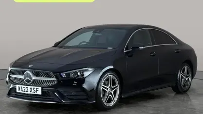 Used Mercedes CLA180 AMG line 136 HP (100 kW) 2022 Black Coupe