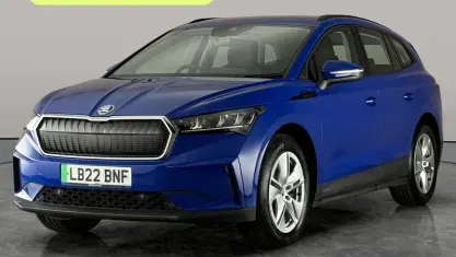 Used Skoda Enyaq iV ecoSuite 131 kW (179 HP) 2022 Blue SUV