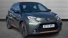Cardamom green with black Used 2022 Toyota Aygo Edition Hatchback | £13,111 (Good price)