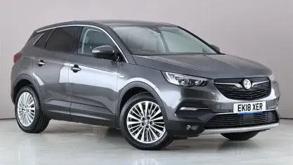 Used Vauxhall Grandland X Sport 131 HP (96 kW) 2018 Grey SUV
