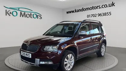 Maroon Used 2015 Skoda Yeti Elegance SUV | £10,000 (Good price)