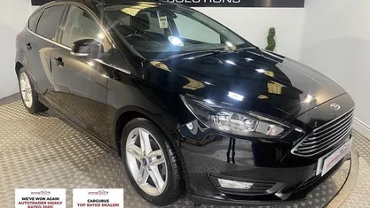 Used Ford Focus Zetec 125 HP (91 kW) 2016 Black Hatchback