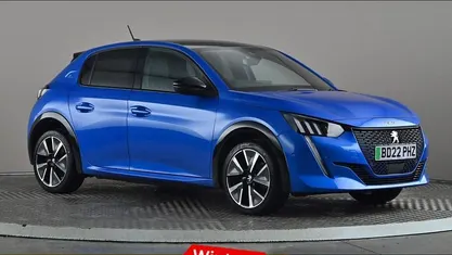 Blue Used 2022 Peugeot e-208 GTi Hatchback | £12,697 (Fair price)