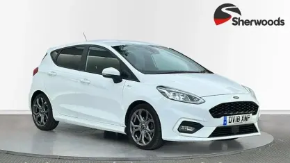 Used Ford Fiesta ST-Line X 125 HP (91 kW) 2018 White Hatchback