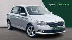 Brilliant silver metallic Used 2021 Skoda Fabia SE L Hatchback | £11,500 (Fair price)