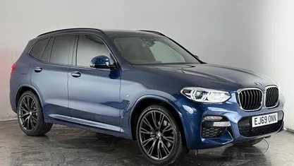 Blue Used 2019 BMW X3 M Sport SUV | £23,300 (Good price)
