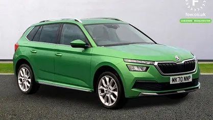 Used Skoda Kamiq SE L 116 HP (85 kW) 2020 Green SUV
