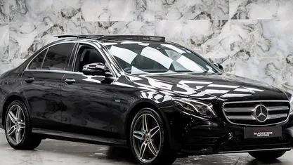 Used Mercedes E350 AMG Line Premium Plus 299 HP (219 kW) 2017 Black Sedan