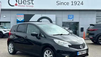 Used Nissan Note S 98 HP (72 kW) 2016 Black Hatchback