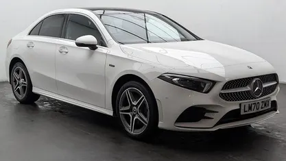 White Used 2020 Mercedes A250 AMG Line Premium Plus Sedan | £17,650 (Fair price)
