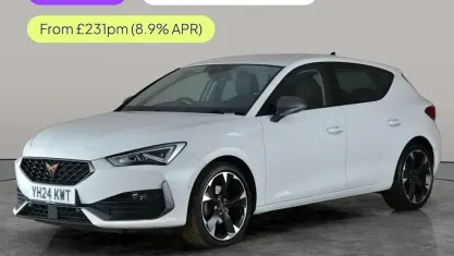 Used Cupra Leon 150 HP (110 kW) 2023 White Hatchback