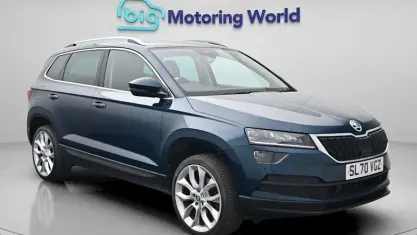 Used Skoda Karoq 150 HP (110 kW) 2021 Blue SUV