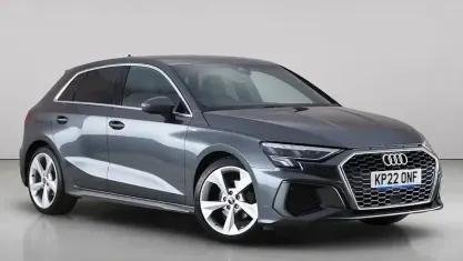 Used Audi A3 Sportback S-Line 150 HP (110 kW) 2022 Grey Hatchback