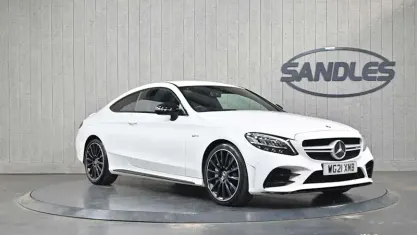 Used Mercedes C43 AMG AMG 390 HP (286 kW) 2021 White Coupe