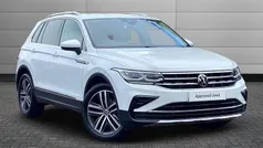 Pure white Used 2023 VW Tiguan Elegance SUV | £27,274 (Fair price)