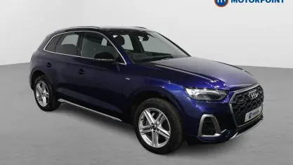 Begagnad Audi Q5 S-Line 204 HK (150 kW) 2023 Blå SUV