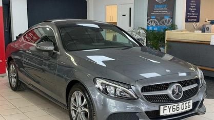 Used Mercedes C220 Premium Plus 170 HP (125 kW) 2016 Grey Coupe