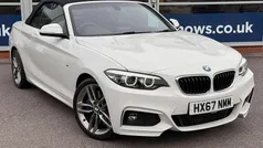 White Used 2017 BMW 218 M Sport Cabriolet | £12,615 (Fair price)