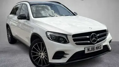 Used Mercedes GLC250 AMG line 204 HP (150 kW) 2016 White SUV