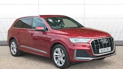 Used Audi Q7 S-Line 231 HP (169 kW) 2020 Red SUV