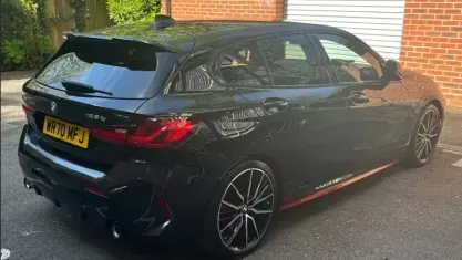 Begagnad BMW 128 Comfort Edition 265 HK (194 kW) 2020 Svart Halvkombi