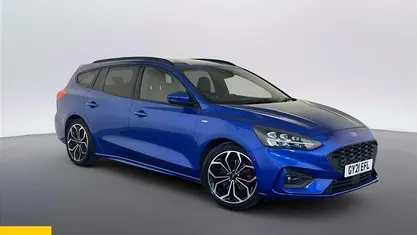Used Ford Focus ST-Line X 120 HP (88 kW) 2021 Blue Estate