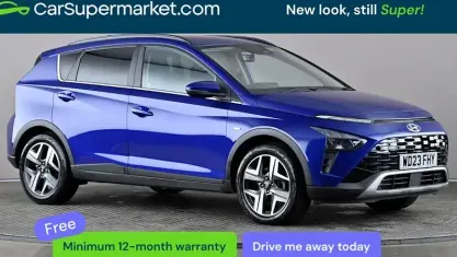 Begagnad Hyundai Bayon Premium 101 HK (74 kW) 2023 Blå SUV