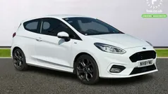 White Used 2018 Ford Fiesta ST-Line Hatchback | £8,199 (Fair price)