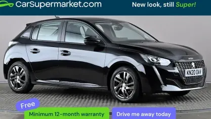Käytetty Peugeot 208 Active 102 HP (75 kW) 2020 Musta Viistoperä