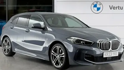Used BMW 118 M Sport 136 HP (100 kW) 2023 Blue Hatchback