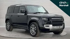 Black Used 2021 Land Rover Defender SUV | £54,791 (Fair price)