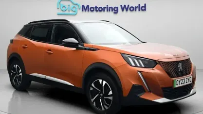 Used Peugeot e-2008 GT 100 kW (136 HP) 2023 Orange SUV