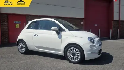 Used Fiat 500 Lounge 69 HP (50 kW) 2016 White Hatchback